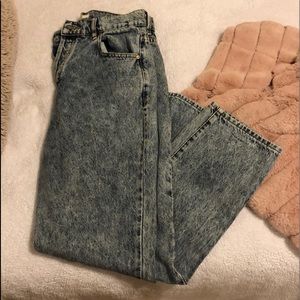 PACSUN light wash mom jeans